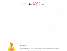 Tablet Screenshot of miriambos.com